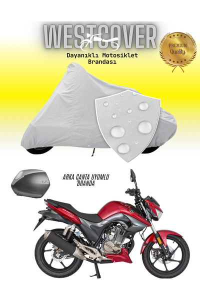 WestCover Mondial 125 Drift L Rear Case Compatible Motorcycle Tarpaulin, Cove...