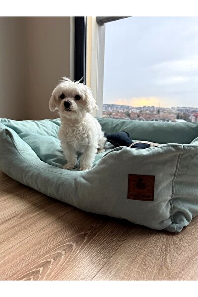 Patili Evler Büyük Boy Köpek Yatağı 70x90 cm Fermuarlı