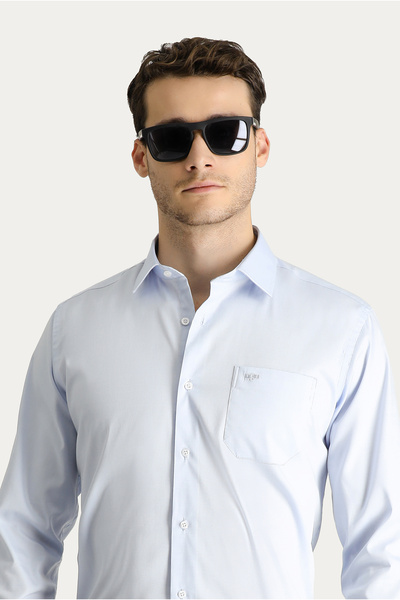 Kiğılı Uzun Kol Klasik Non Iron Oxford Pamuklu Gömlek