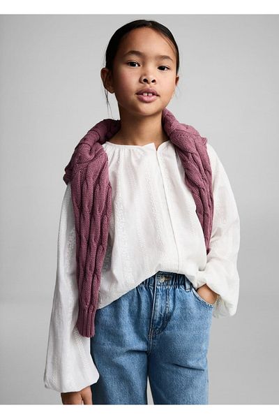 MANGO Kids Paperbag Jean