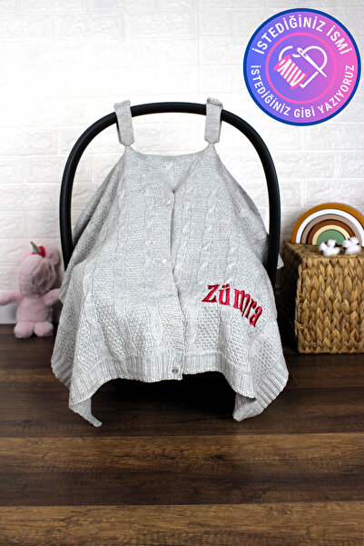 tinykiddesign Bebek Puset Örtüsü Triko Örgülü Battaniye Bebek Hediyesi Istedi...