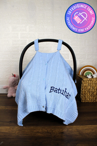 tinykiddesign Bebek Puset Örtüsü Triko Örgülü Battaniye Bebek Hediyesi Istedi...