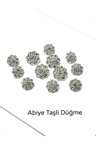 ODDA TASARIM ATÖLYESİ زر فستان سهرة معدني مرصع بأحجار فضية لامعة