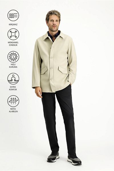 Kiğılı Techno-Line Lycra Top Coat & Trench Coat