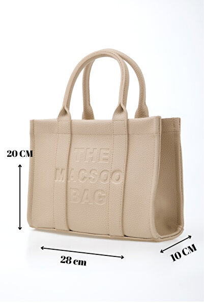 MUJGAN Dámská kabelka Macsoo Mink Tote přes rameno – délka 28 cm, do ruky a do kříže, střední