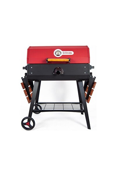 Grillmate Göktaş Grıllmatebarbekü Izgara Mangal 75 Cm Kırmızı