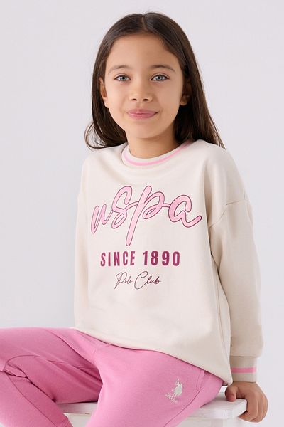 U.S. Polo Assn. Girl's Pink Pajama Set 50299820 -Vr011