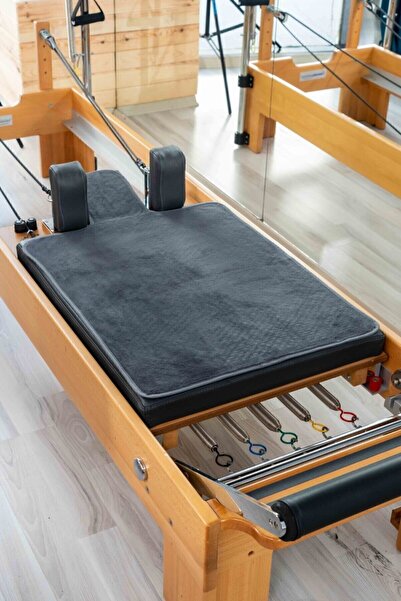 RAINBO Antibakteriyel Antrasit Pilates Reformer Havlusu, Nonslip Reformer Towel, Kaydırmaz Reformer Havlusu