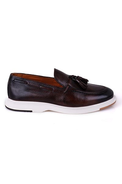 Desa Ανδρικά δερμάτινα casual παπούτσια Dania Brown