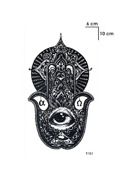 BiWini Illuminati Göz Motifli Geçici Dövme Bilek Boyun Kol Bacak Ve Göğüs Erkek Kadın