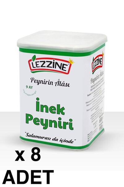Doğruluk Lezzine Klasik Inek Peyniri 600g Teneke X8 Adet
