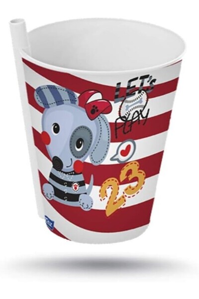 Titiz Yummy Pipetli Desenli Bardak 400 ml 2 Adet (DESENLERİ MESAJ OLARAK ATINIZ) Fma591244