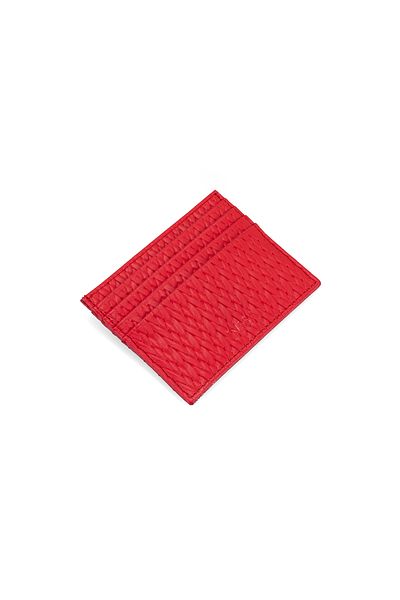 Desa Ainsley Red Women's Leather Card Holder