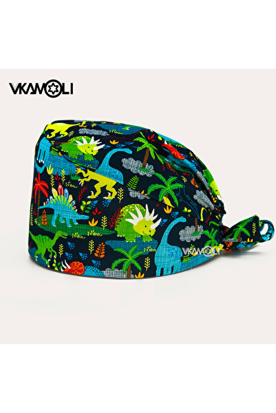 Choice قبعة واحدة مقاس واحد، قبعة طبية مطبوعة برسومات كرتونية، قبعة جراحية لل...