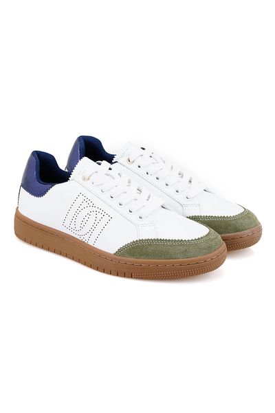 Desa Pantofi sport din piele pentru femei Manno Green
