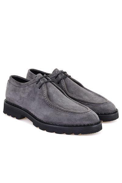 Desa Ανδρικά δερμάτινα casual παπούτσια Erina Grey