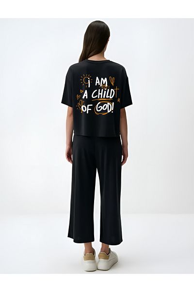 uyguntarz Μπλουζάκι με στάμπα Unisex Oversize Of God