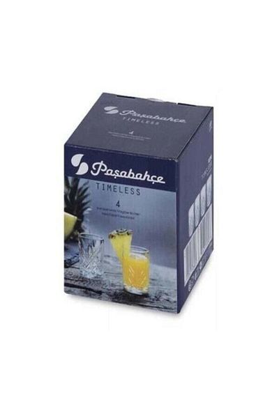 Paşabahçe كوب ماء جانبي للقهوة، كوب شوت 62 سم مكعب، 4 قطع أصلية. محاصر