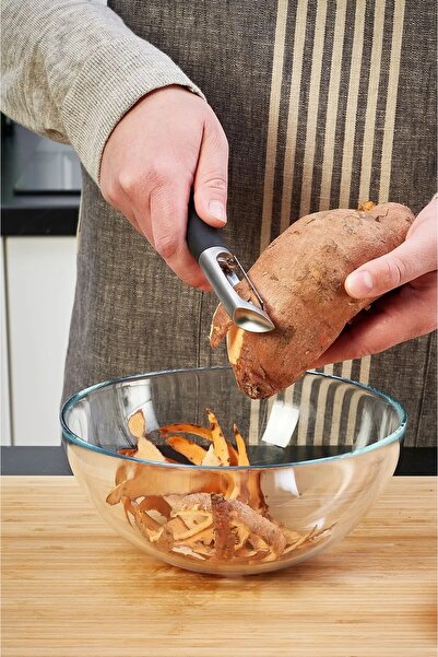 IKEA Paslanmaz Çelik Siyah Yan Soyacak 17 Cm