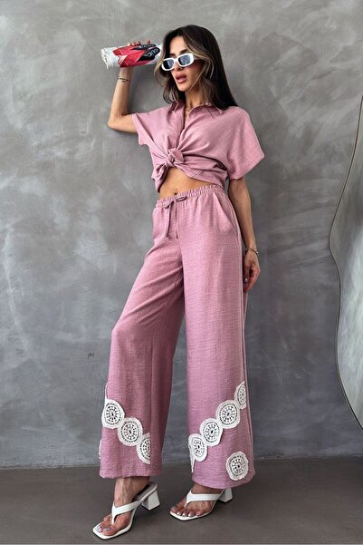VERYMODA بنطلون برباط من البودرة |   D2441