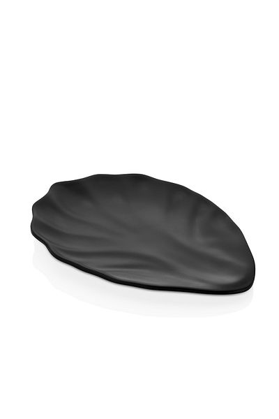 Külsan Melamine Serving Plate Set Matte Black 29cm 2 Piece
