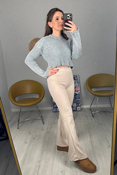 lady special Κολάν Oysh Spanish Leg Lycra Suede