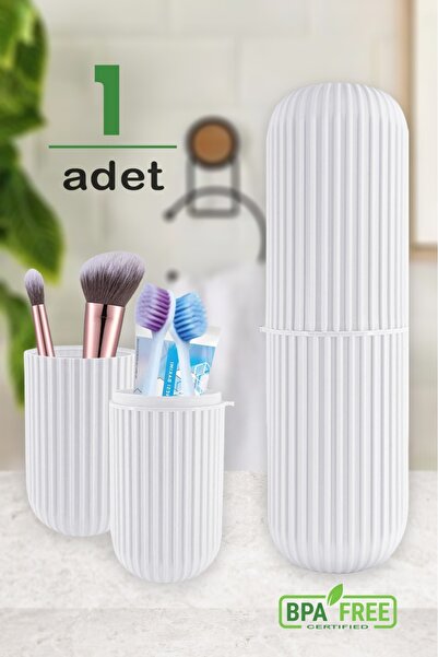 ego home Seyahat Tipi Aksesuar Taşıma Ve Saklama Kabı Siyah, Diş Fırçası, Göz...