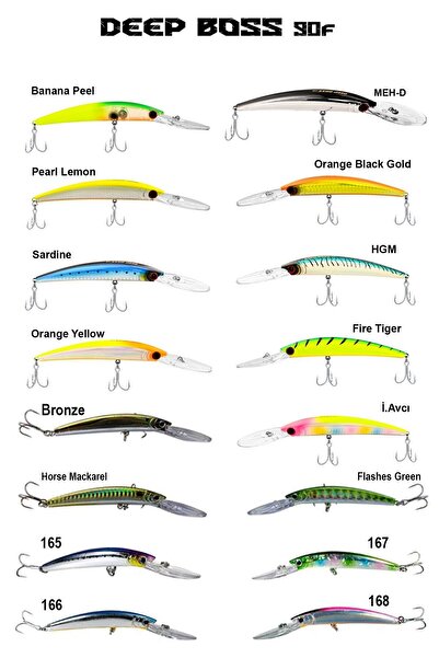 Fujin Deep Boss 90f 9.5gr. Color : 065 Horse Mackerel