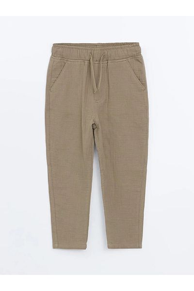 LC Waikiki Lcw Kids Elastic Combed Cotton Boys' Trousers