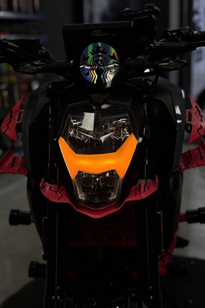 Banxtre CF MOTO NK250 Gündüz Ledi için Turuncu Far Filmi Sticker (1 Adet)