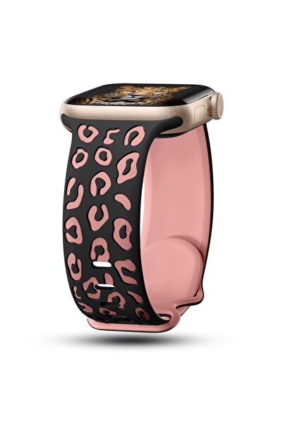 İncisoft Apple Watch Seri 2/3/4/5/6/7/8/9/10/Se 38/40/41/42mm Uyumlu Desenli ...