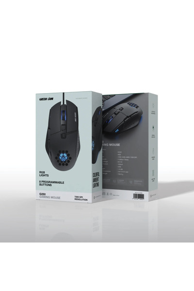 Green Lion G250 Gaming Mouse - Black