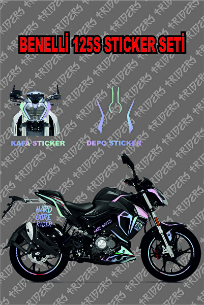 TRİDERS Benelli 125s Sticker  Seti HOLOGRAM