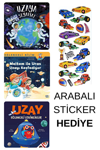 TÜRKİYE İŞ BANKASI KÜLTÜR YAYINLARI ARABALI STİCKER HEDİYELİ - OKUL ÖNCESİ RE...