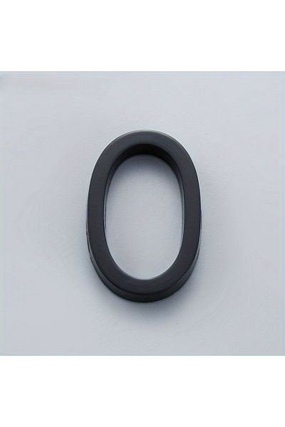 Choice L 0 1pc 100mm 3.9" Modern Door Number Black Self-adhesive  Mailbox Sticker, Outdoor Address Number
