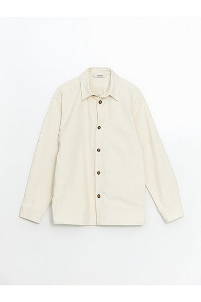 LC Waikiki Lcw Boy's Long Sleeve Velvet Shirt