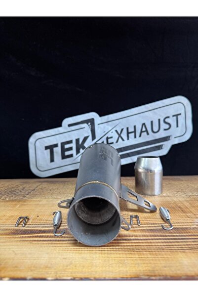 Tek Exhaust SC PROJECT GRİ Susturuculu Motosiklet Egzoz