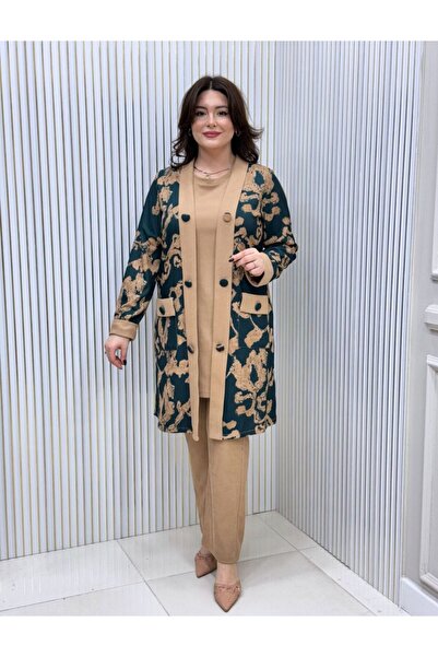 GK Set de tunică din 3 piese cu model floral