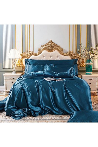 sharpdo Four-piece bedding set,with 1 quilt cover, 1 flat sheet and 2 pillowcases 2m bed（220*240cm）