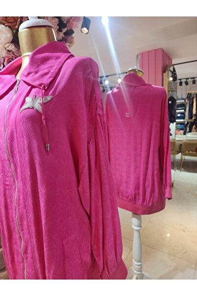 Kayra kadın fuşya ceket