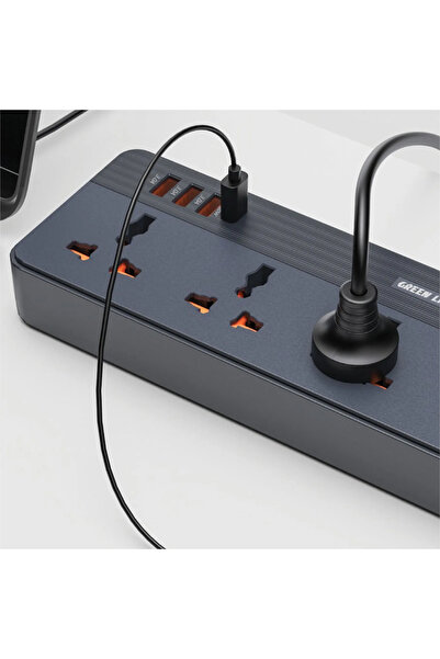 Green Lion Gs-250 Power Socket 2500W - Black