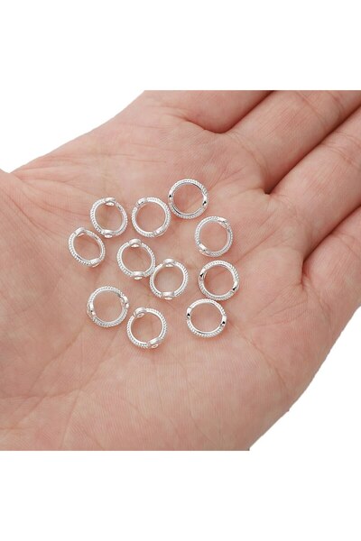 Choice مجموعة خرز دانتيل ملونة من سبائك معدنية مقاس 8 مم، تحتوي على 50 قطعة، ...