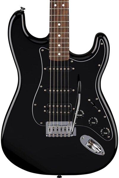 Genel Markalar Standard Stratocaster HSS Laurel Klavye Black Elektro Gitar