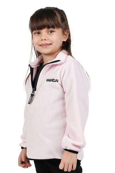 Merdia Kids Момичешки полар, жилетка с яка стойка и половин цип