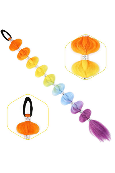 TAM TARZ Coada de cal elastică cu accesorii împletite - ACM22