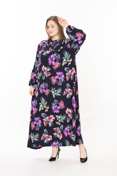 mervemoda ΓΥΝΑΙΚΕΙΟ ΚΑΛΟΚΑΙΡΙΝΟ ΥΦΑΝΤΟ ΜΑΚΡΥΜΑΝΙΚΟ ΦΟΡΕΜΑ ΜΕΓΕΘΟΣ
