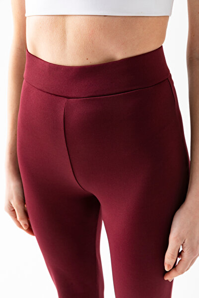 PEV Γυναικείο ψηλόμεσο Lycra Gathering Diver Παντελόνι με φουσκωτό πόδι