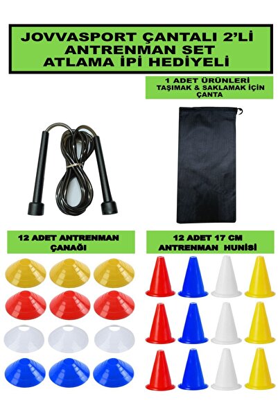jovvasport ÇANTALI ANTRENMAN  HUNİ VE CANAK SET ATLAMA İPİ HEDİYELİ