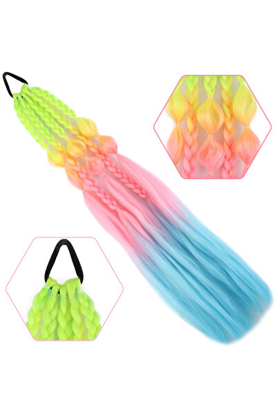 TAM TARZ Coada de cal elastică împletită simplă și simplă - ACM07