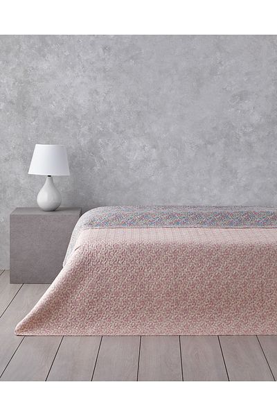 English Home غطاء زهور مزدوج متعدد الأغراض 200x220 سم أزرق
